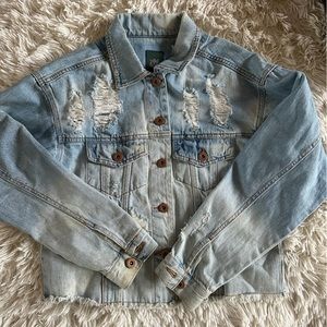 Distressed Jean Jacket